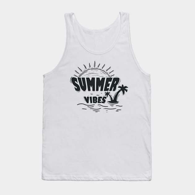 Summer Vibes Tank Top by Xatutik-Art